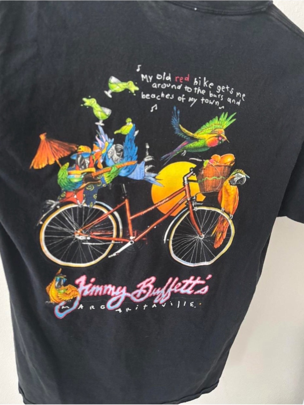 Margaritaville Nassau Bahamas Black T-Shirt - Picture 2 of 4